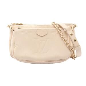 Louis Vuitton Multi Pochette Accessoires Shoulder Bag Leather Monogram Empreinte